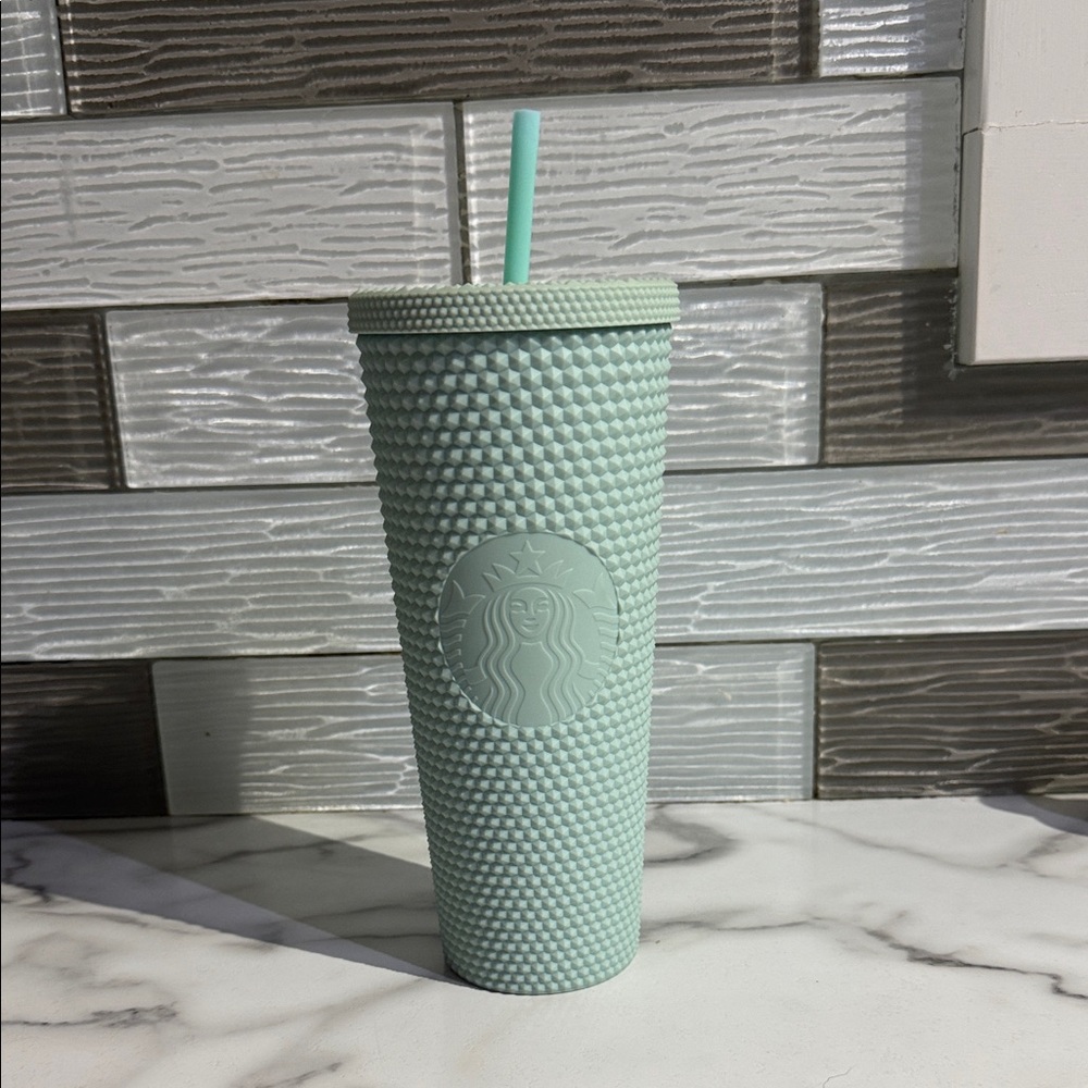 Starbucks Textured Light Green Tumbler
